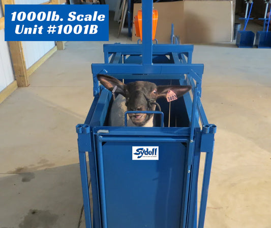 1000 lb. Electronic Scale w/Cage & End Gates (1001B)