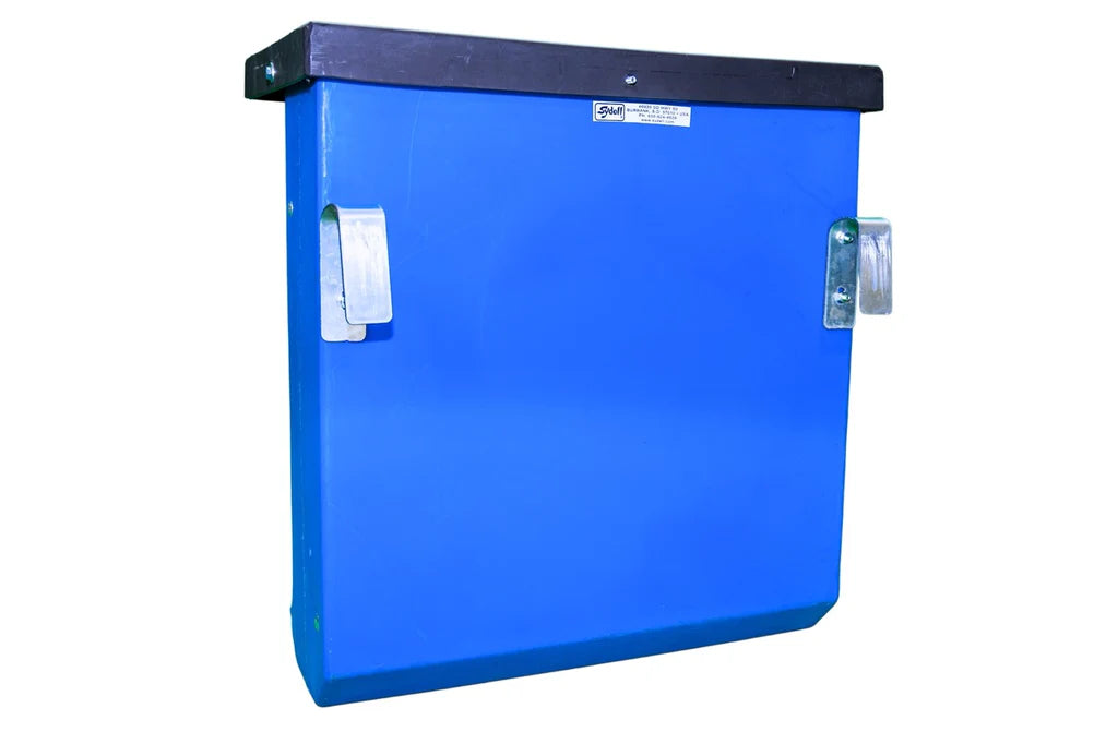 Poly Hay Grain Feeder w/Lid (201L)