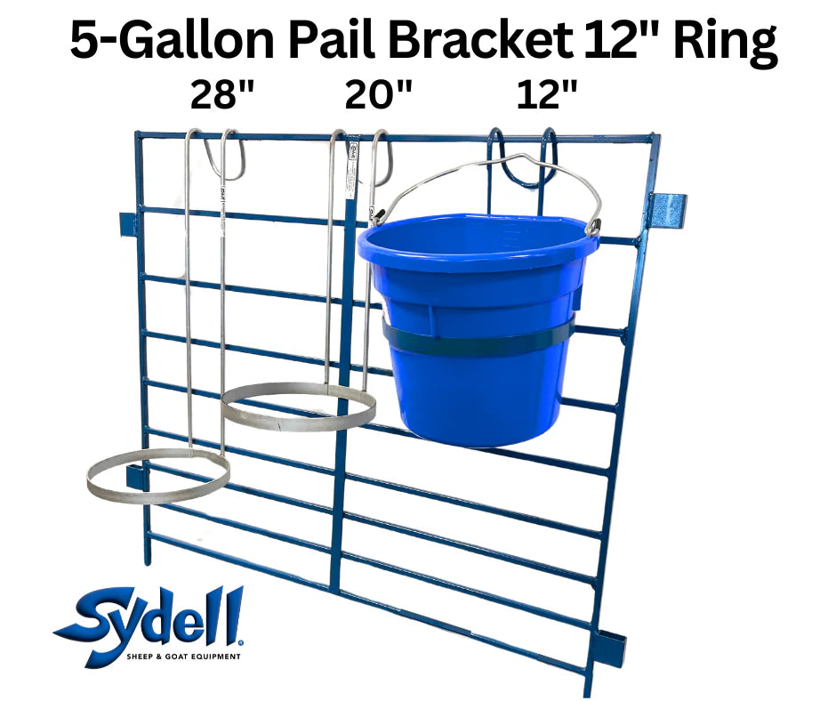 Pail Brackets 12" Ring holds most 3-5 Gallon available heights 12"(246), 20" (247), 28" (248)