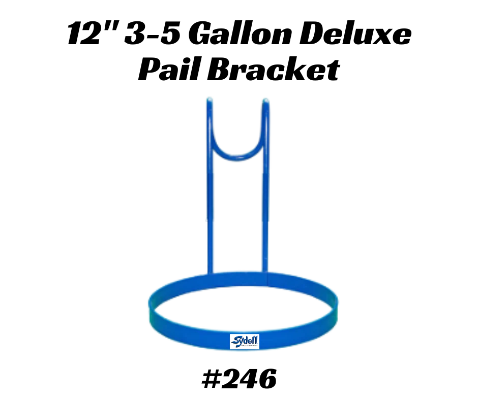 Pail Brackets 12" Ring holds most 3-5 Gallon available heights 12"(246), 20" (247), 28" (248)