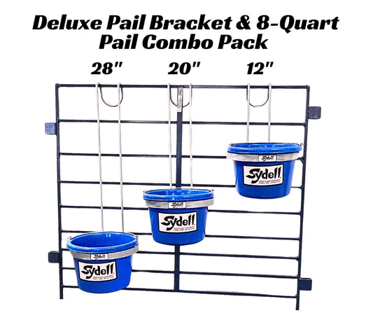Sydell Deluxe Pail Bracket & 8-Quart Pail – Choose 12" (236), 20" (237), or 28" (238) Height 10pk Discount