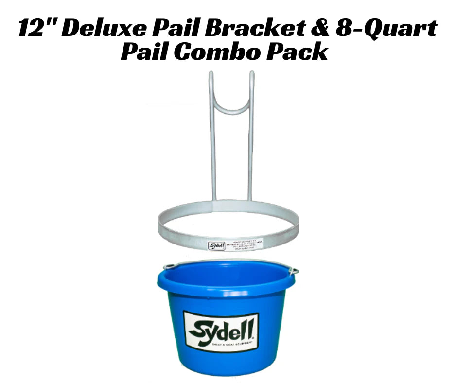 Sydell Deluxe Pail Bracket & 8-Quart Pail – Choose 12" (236), 20" (237), or 28" (238) Height