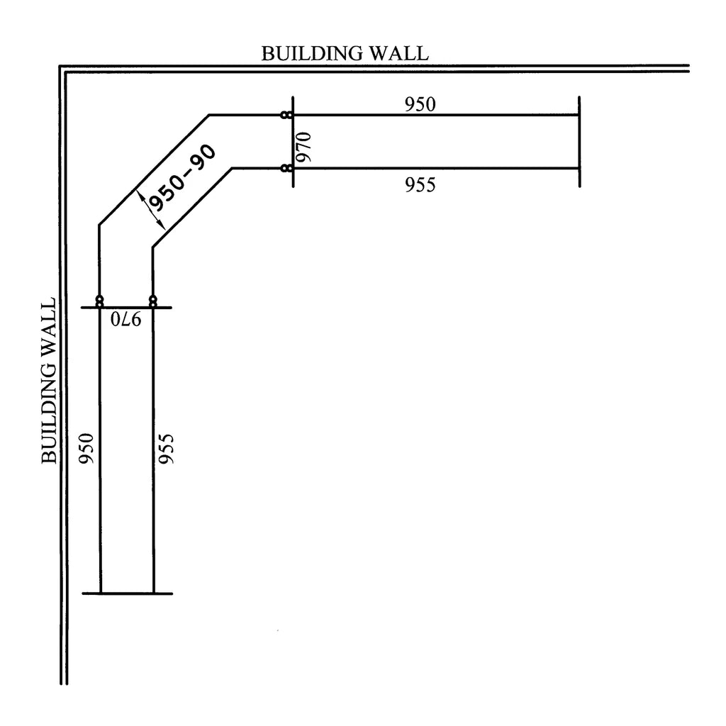 Pair of 90 Degree Solid Panels (950-90)