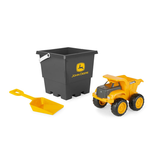 John Deere Sandbox Toy Set with Dump Truck, Bucket and Shovel