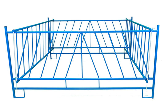 90" x 85" x 48" Collapsible Round Bale Feeder - Vertical/Diagonal Manger (885)