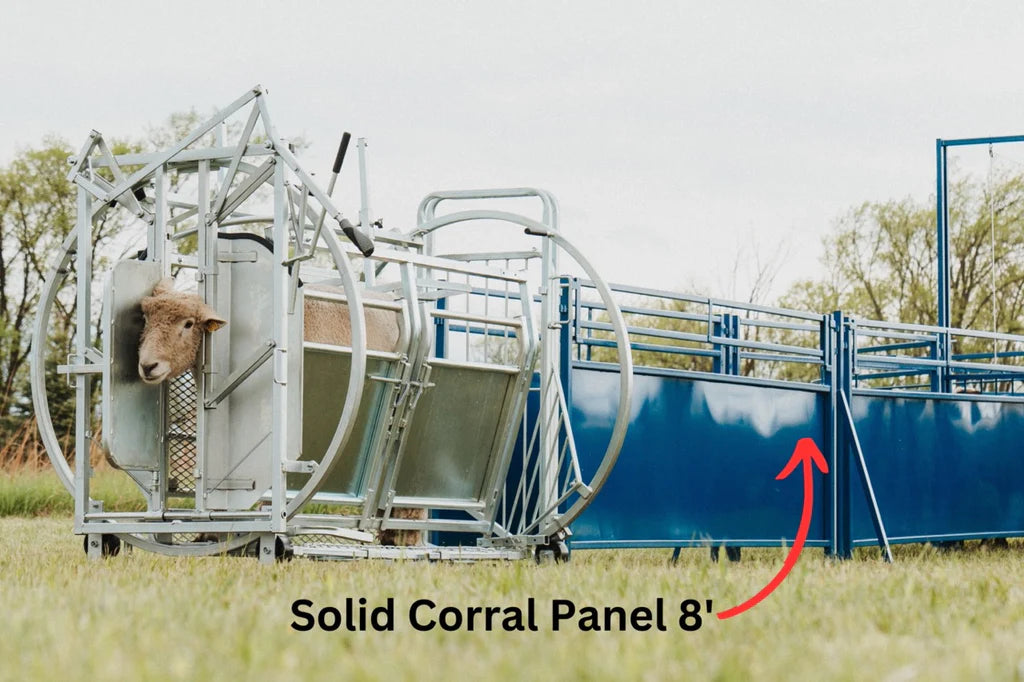 8' Solid Corral Panel (950)