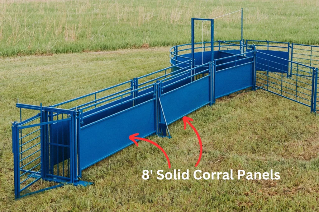 8' Solid Corral Panel (950)