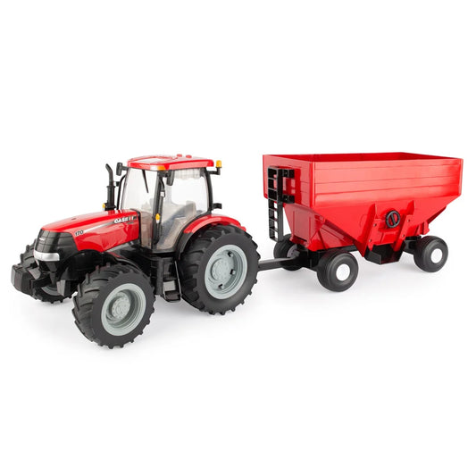 Big Farm - Case IH 170 Tractor and Gravity wagon lights and sounds