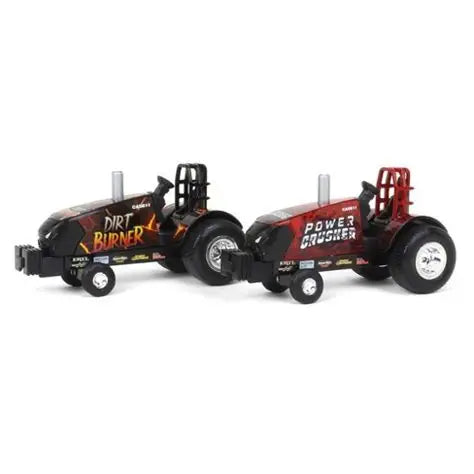 1/64 Case IH Pulling Tractors -Dirt Burner/Power Crusher