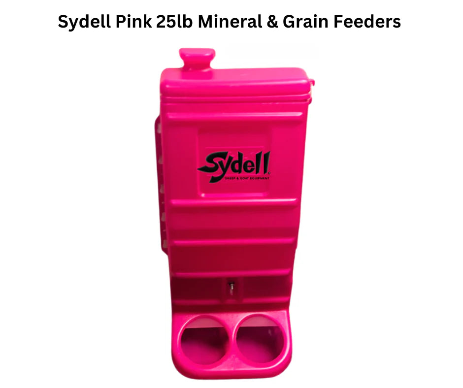 Pink 25lb Mineral & Grain Feeder #1012
