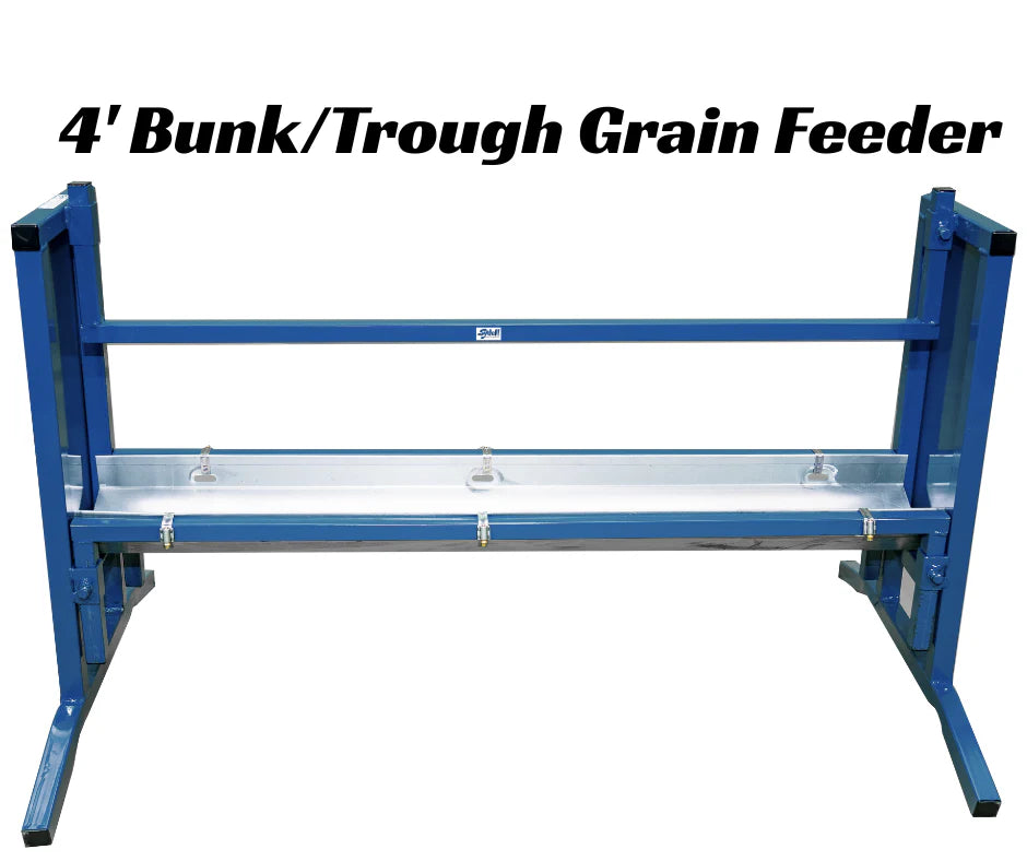 Bunk/Trough Grain Feeder, Flat Trough (0852F-4)(0852F)