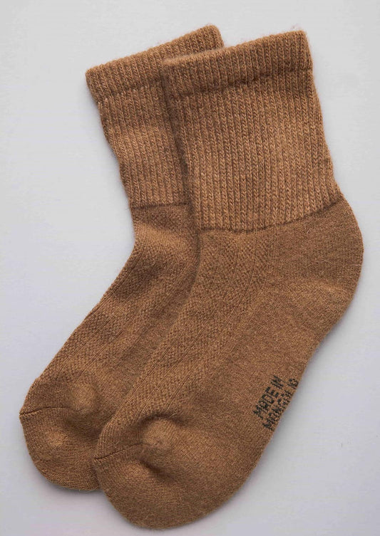 Brown Camel Wool Socks